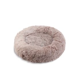   Kutyafekhely - kör - "M" méret - 60 cm - világosbarna