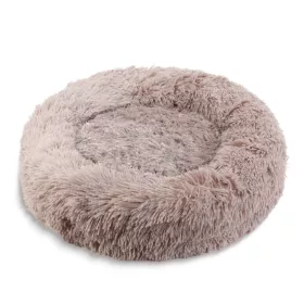   Kutyafekhely - kör - "XL" méret - 80 cm - világosbarna