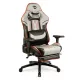 Gamer szék párnával - szürke/fekete/piros- 84 x 52 / 48 x 50 cm