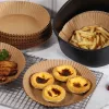Air fryer sütőpapír - olaj nélküli sütőhöz - kör - 20 cm - 50 db / csomag