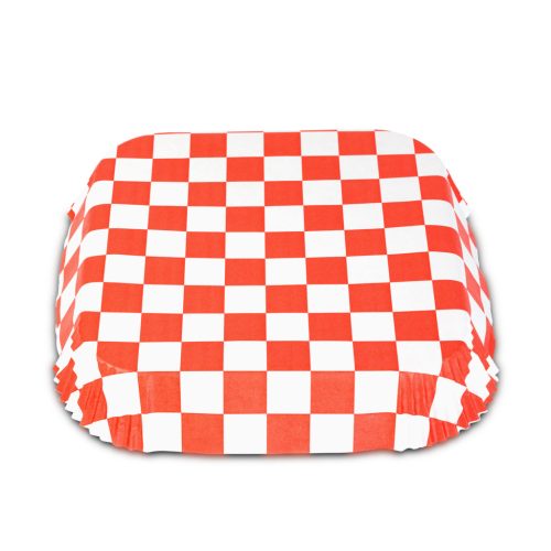 Air fryer sütőpapír - olaj nélküli sütőhöz - kockás, négyzet - 20 cm - 50 db / csomag