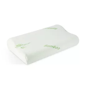 Poliészter-bambusz memóriahabos párna - 50 x 30 x 10 cm