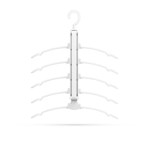 Helytakarékos rendszerező vállfa - 5 db akasztó