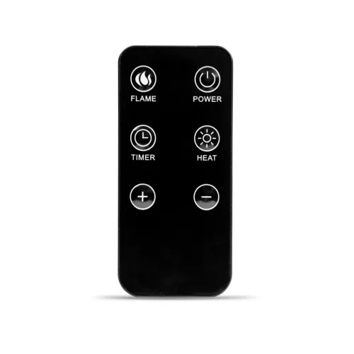 Elektromos kandalló - 180° - hősugárzó + LED - 37 x 22 x 56 cm