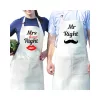 Konyhai kötény - "Mr. Right" felirattal - 80 x 70 cm - 200 gsm