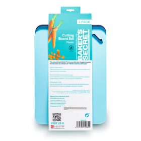   Baker's Secret 4 darabos vágódeszka szett - 38 x 29 cm