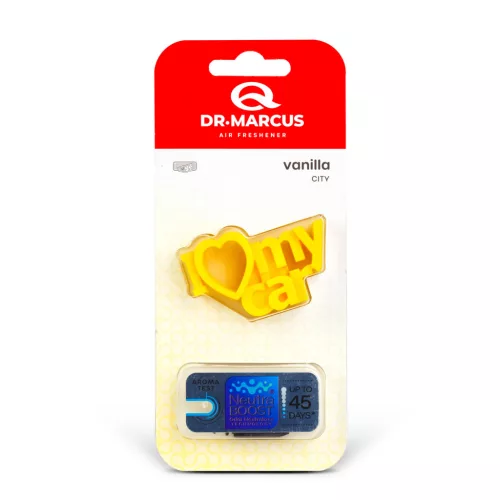 Dr. Marcus CITY I LOVE MY CAR VANILLA Illatosító