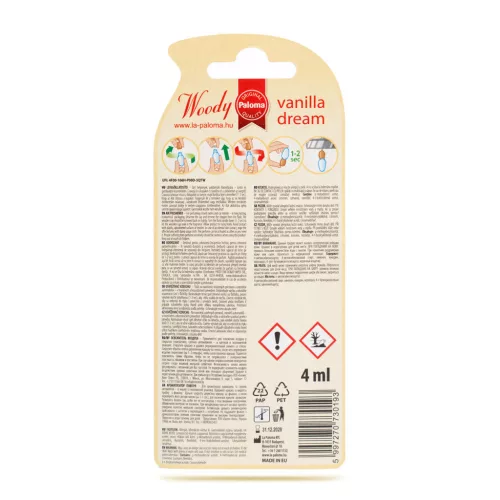 Illatosító - Paloma Woody - Vanilla - 4 ml