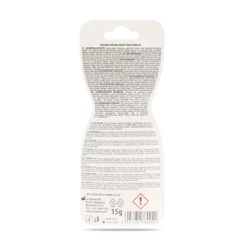 Illatosító - Paloma Happy Bag - Vanilla