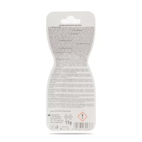 Illatosító - Paloma Happy Bag - Apple