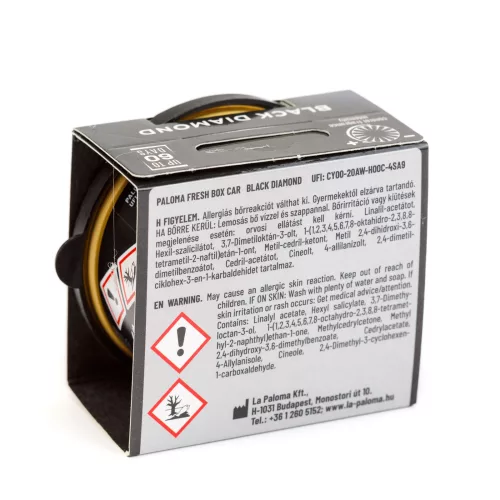 Illatosító - Paloma Fresh box - Black Diamond - 25 g