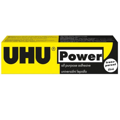 UHU univerzális átlátszó ragasztó POWER TRANSPARENT 45 g