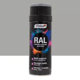   RICHARD Oldószeres AKRIL FESTÉK SPRAY RAL9006 Fehéralumínium