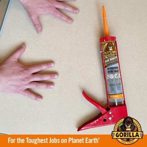 Gorilla GRAB CRYSTAL CLEAR Kristálytiszta Építési ragasztó extra erős 270ml