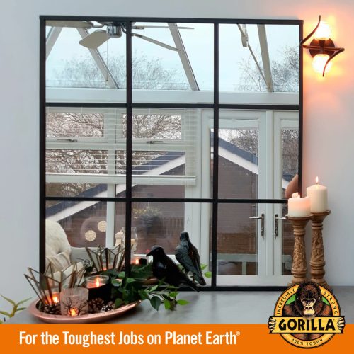 Gorilla GRAB CRYSTAL CLEAR Kristálytiszta Építési ragasztó extra erős 270ml