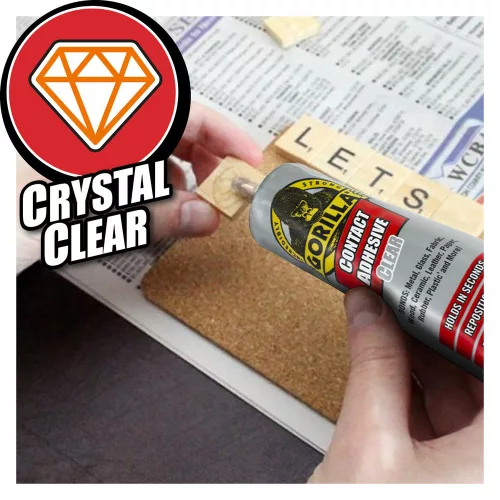 Gorilla Contact Adhesive Clear Kristálytiszta Általános Kontakt Ragasztó 75g
