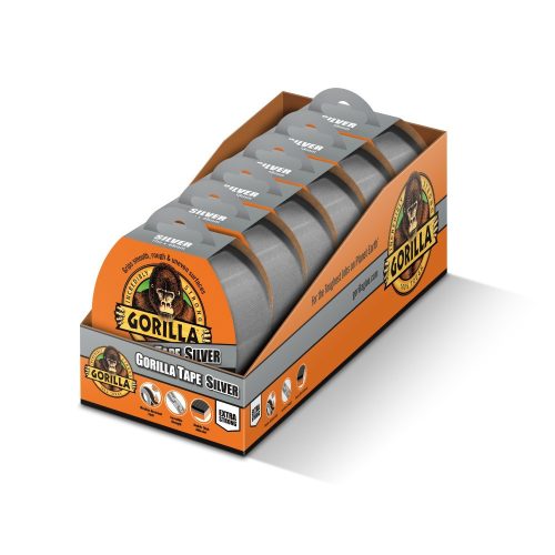 Gorilla Tape Silver 32m x 48mm Szürke Extra Erős Ragasztószalag