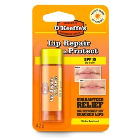   OKeeffes Lip Repair & Protect SPF 15 fényvédő ajakbalzsam – hidratáló, 4,2 g