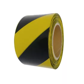   EuroTape/Dalpo Kordonszalag (jelölőszalag) sárga/fekete 75mmX250m