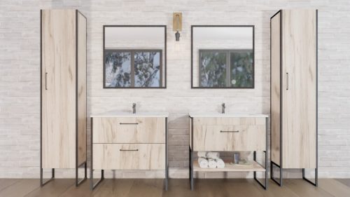 TMP IRON fürdőszobai ÁLLÓSZEKRÉNY - 190 x 35 cm