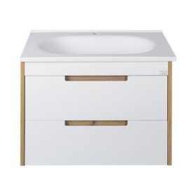   TMP GOLDY 75 fali fürdőszobabútor - öntött műmárvány mosdóval - 75 x 50 x 51 cm