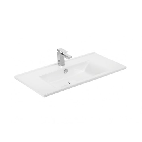 TMP IRON 85 álló fürdőszobabútor - Sanovit ATRIA 9085 porcelán mosdóval - 85 x 45,5cm