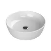 CeraStyle ONE - PULTRA ültethető - Top Counter - porcelán mosdó - O - Ø 46 cm