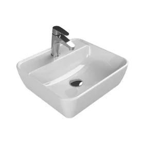   CeraStyle ONE - PULTRA ültethető - Top Counter - porcelán mosdó -  - csaplyukas - 46 x 42 cm