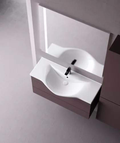 Sanovit ALBATROS - porcelán mosdókagyló - 75 x 46,7 cm