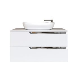   Piramida EURIDIKA fali fürdőszobabútor - mosdópult mosdó nélkül - 2 fiókos - 100 x 48 x 53 cm