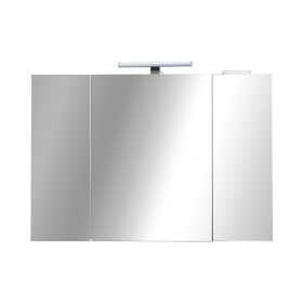   Piramida AKVA Tükrös fürdőszobai szekrény - LED világítással - 100 x 69 x15cm