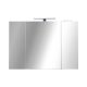 Piramida AKVA Tükrös fürdőszobai szekrény - LED világítással - 100 x 69 x15cm