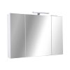 Piramida AKVA Tükrös fürdőszobai szekrény - LED világítással - 100 x 69 x15cm