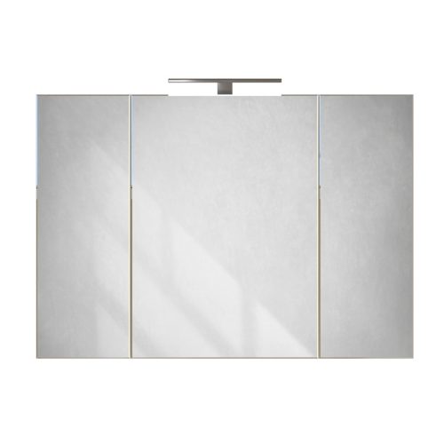 Piramida AKVA Tükrös fürdőszobai szekrény - LED világítással - 100 x 69 x15cm