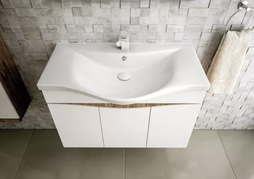 Sanovit ALBATROS - porcelán mosdókagyló - 100 x 46,5 cm