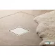 Pestan zuhanyfolyóka Confluo Standard - FEHÉR üveg - 10 x 10 cm