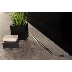 Pestan zuhanyfolyóka Confluo Slim Line 85 cm