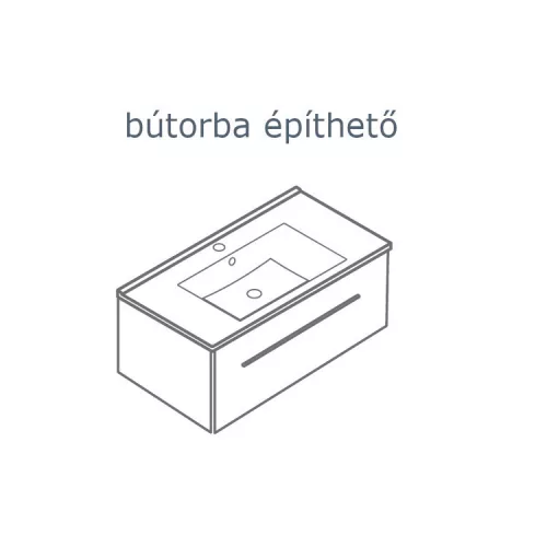 Sanovit STANCE - porcelán mosdókagyló - 100 x 45,5 cm