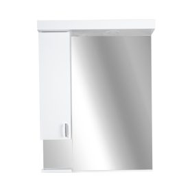   Viva STYLE Tükrös fürdőszobai szekrény LED világítással - BALOS szekrénnyel - 55 x 97 x 17 cm