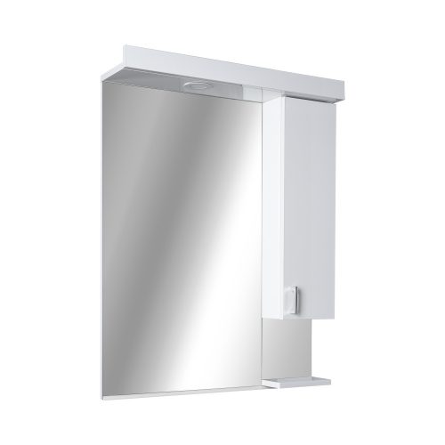 Viva STYLE Tükrös fürdőszobai szekrény LED világítással - JOBBOS szekrénnyel - 55 x 97 x 17 cm