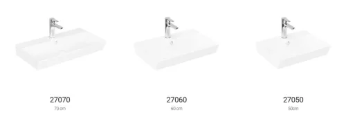 Sanovit ORION - porcelán mosdókagyló - 70 x 38,5 cm