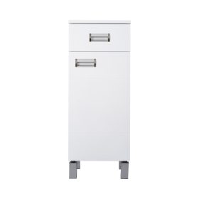   Viva SZQUARE fürdőszobai ÁLLÓSZEKRÉNY 85 alacsony POLCOS - JOBBOS - 35 x 33 x 85 cm