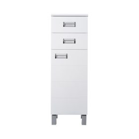   Viva SZQUARE fürdőszobai ÁLLÓSZEKRÉNY 100 középmagas POLCOS - JOBBOS - 33 x 35 x 100 cm