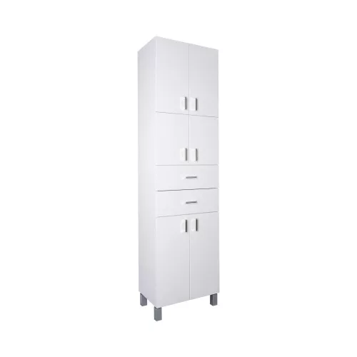Viva STYLE fürdőszobai ÁLLÓSZEKRÉNY 192 magas POLCOS - 50 x 35 x 192 cm