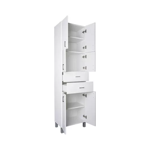 Viva STYLE fürdőszobai ÁLLÓSZEKRÉNY 192 magas POLCOS - 50 x 35 x 192 cm