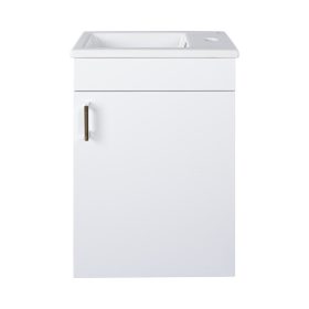   VivaStyle NIKA - fali függesztett - fürdőszobabútor CeraStyle 71100 porcelán mosdóval 42 x 24 cm