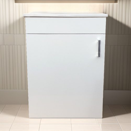 VivaStyle NIKA - fali függesztett - fürdőszobabútor CeraStyle 71100 porcelán mosdóval 42 x 24 cm