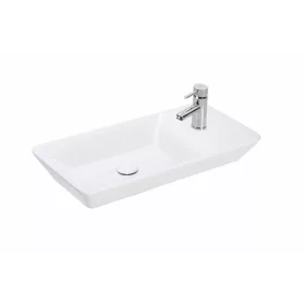   Sanovit - PULTRA ültethető - Top Counter- porcelán mosdó - bal vagy jobb csaplyukas -  - 70 x 35 cm