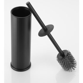   Viva NERO WC-kefe tartó - hengeres - MATT FEKETE - fürdőszobai kiegészítő