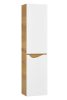 Piramida BETA fali fürdőszoba - állószekrény - ALPINFEHÉR-TÖLGY - 35 x 150 x 30 cm